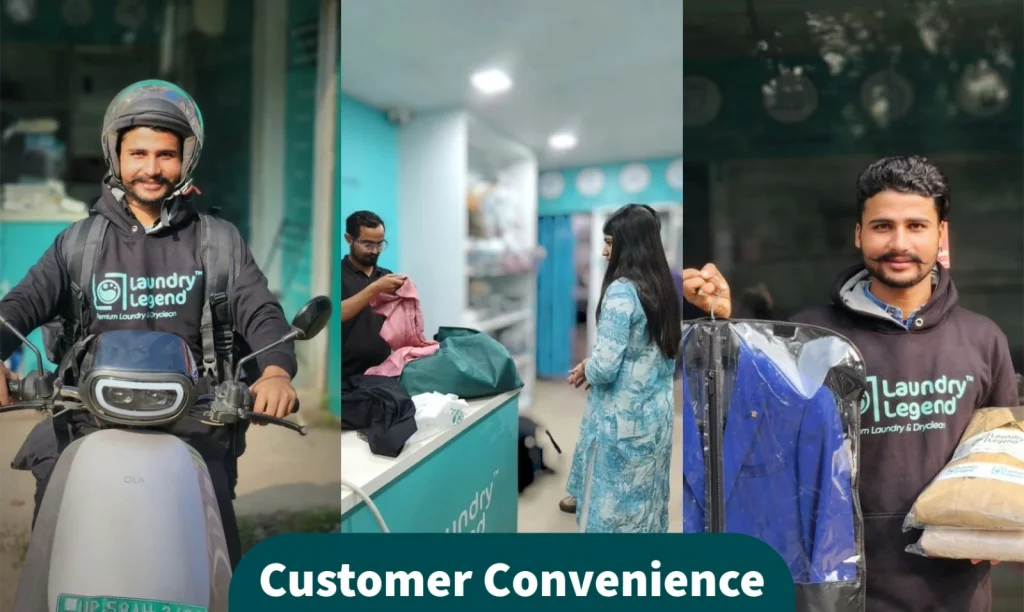 Laundry Legend services designed for customer convenience